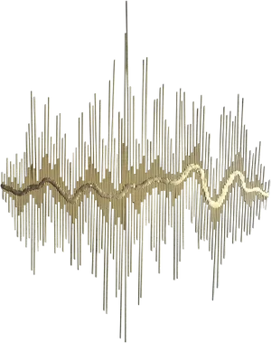 A Sound Waveform With Lines PNG image