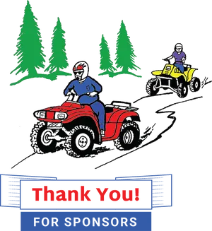A T V Riders Sponsor Appreciation PNG
