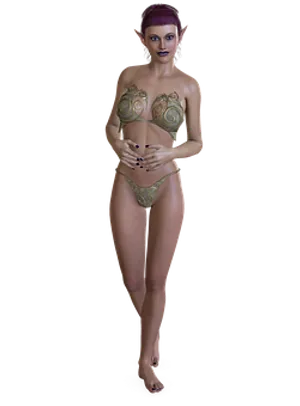 A Woman In A Garment