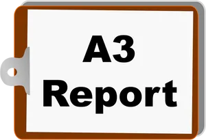 A3 Report Clipboard PNG