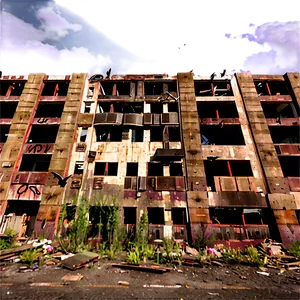 Abandoned City Aftermath PNG 94