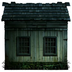 Abandoned Dark House PNG Wda