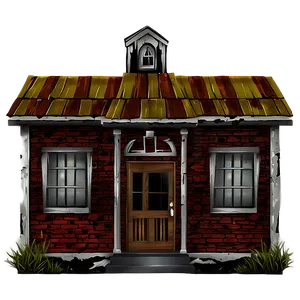Abandoned Haunted House PNG Xsg68