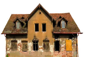 Abandoned House Facade