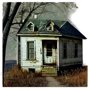 Abandoned House Vector Png 2 PNG image