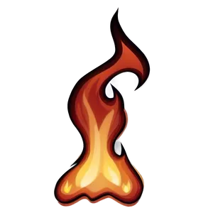 Ablaze Fire Emoji Graphic Png Eyb19 PNG image