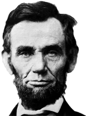 Abraham Lincoln Portrait PNG image