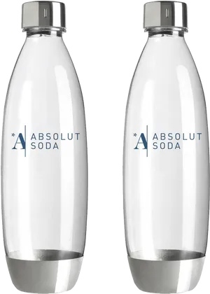 Absolut Soda Plastic Bottles PNG