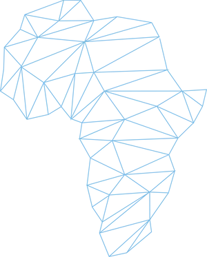 Abstract Africa Continent Outline PNG image