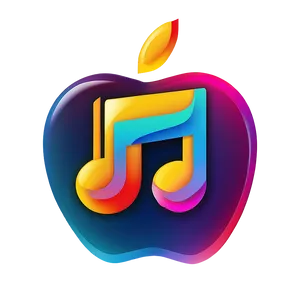 Abstract Apple Music Logo Png 05252024 PNG image