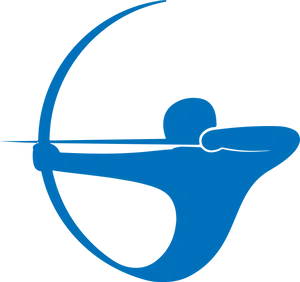 Abstract Archery Silhouette PNG image