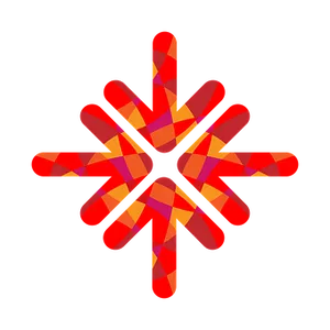 Abstract Arrow Starburst Pattern