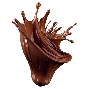 Abstract Art Chocolate Splash PNG Mrf PNG