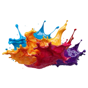 Abstract Art Color Splash Png Ucv81 PNG image