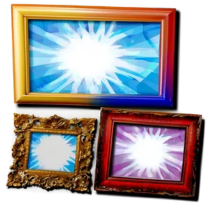 Abstract Art Frame Design Png 54 PNG image