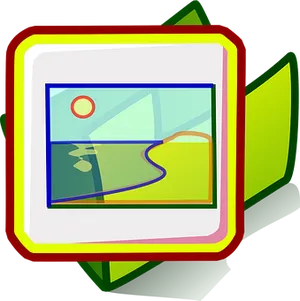 Abstract Art Icon Frame