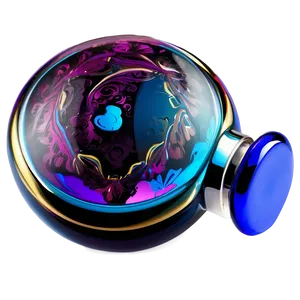 Abstract Art Perfume Bottle PNG 06212024