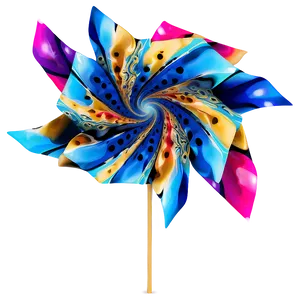 Abstract Art Pinwheel Png 06282024 PNG image