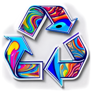 Abstract Art Recycle Logo Png 38 PNG image