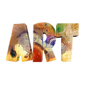 Abstract Art Word Design