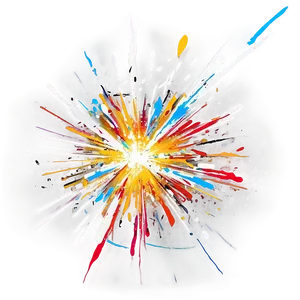 Abstract Artistic Explosion Png Vbk28 PNG image