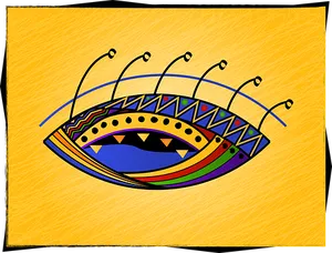 Abstract Artistic Eye Illustration