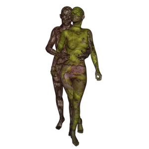 Abstract_ Artistic_ Figure_ Embrace
