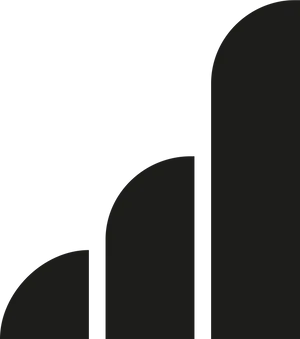 Abstract Bar Graph Design PNG