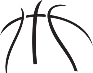 Abstract Basketball Design