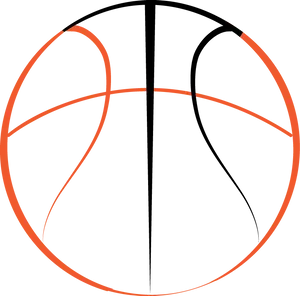 Abstract Basketball Logo Design PNG image