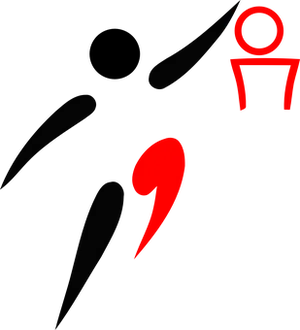 Abstract Basketball Player Dunking