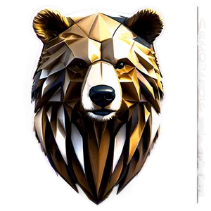 Abstract Bear Head PNG 06292024