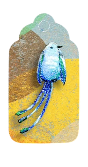 Abstract Bird Artwork