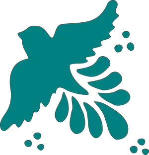 Abstract Bird Silhouette Art