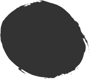 Abstract Black Circle Logo PNG