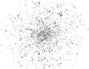 Abstract_ Black_ Crack_ Explosion