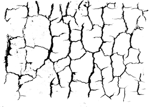 Abstract Black Cracks Texture PNG