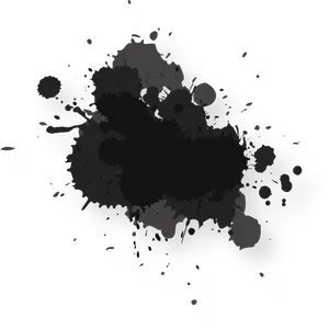 Abstract_ Black_ Paint_ Splash PNG image