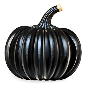 Abstract Black Pumpkin PNG 22