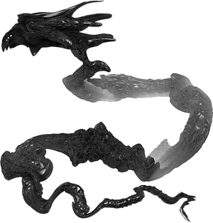 Abstract Black Soul Essence PNG