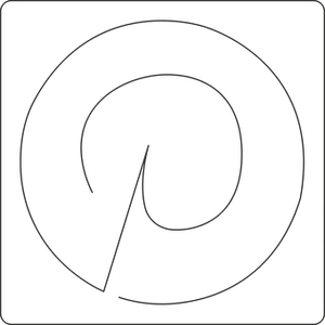 Abstract Black Spiralon Dark Background