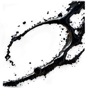 Abstract Black Splatter Png Vpf45 PNG image