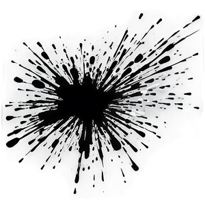 Abstract Black Splatter Splash PNG Eae PNG