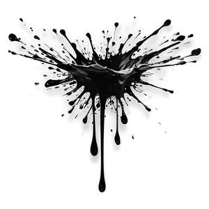 Abstract Black Splatter Splash PNG Eyk20 PNG