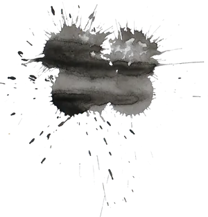 Abstract Blackand Gray Watercolor Splash