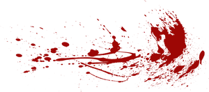 Abstract Blood Splatter PNG image