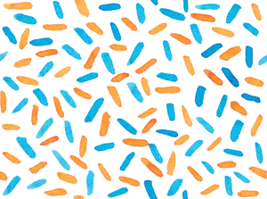 Abstract_ Blue_and_ Orange_ Splatters_ Background PNG image