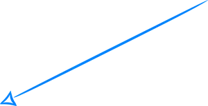 Abstract Blue Arrow Graphic