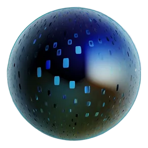 Abstract Blue Ball Png 06132024 PNG image