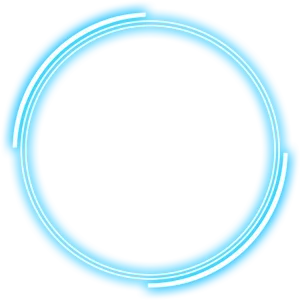Abstract Blue Circle Design PNG image